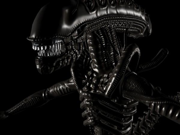 alien warrior 3d model - Alien Warrior by Andrew Alonso